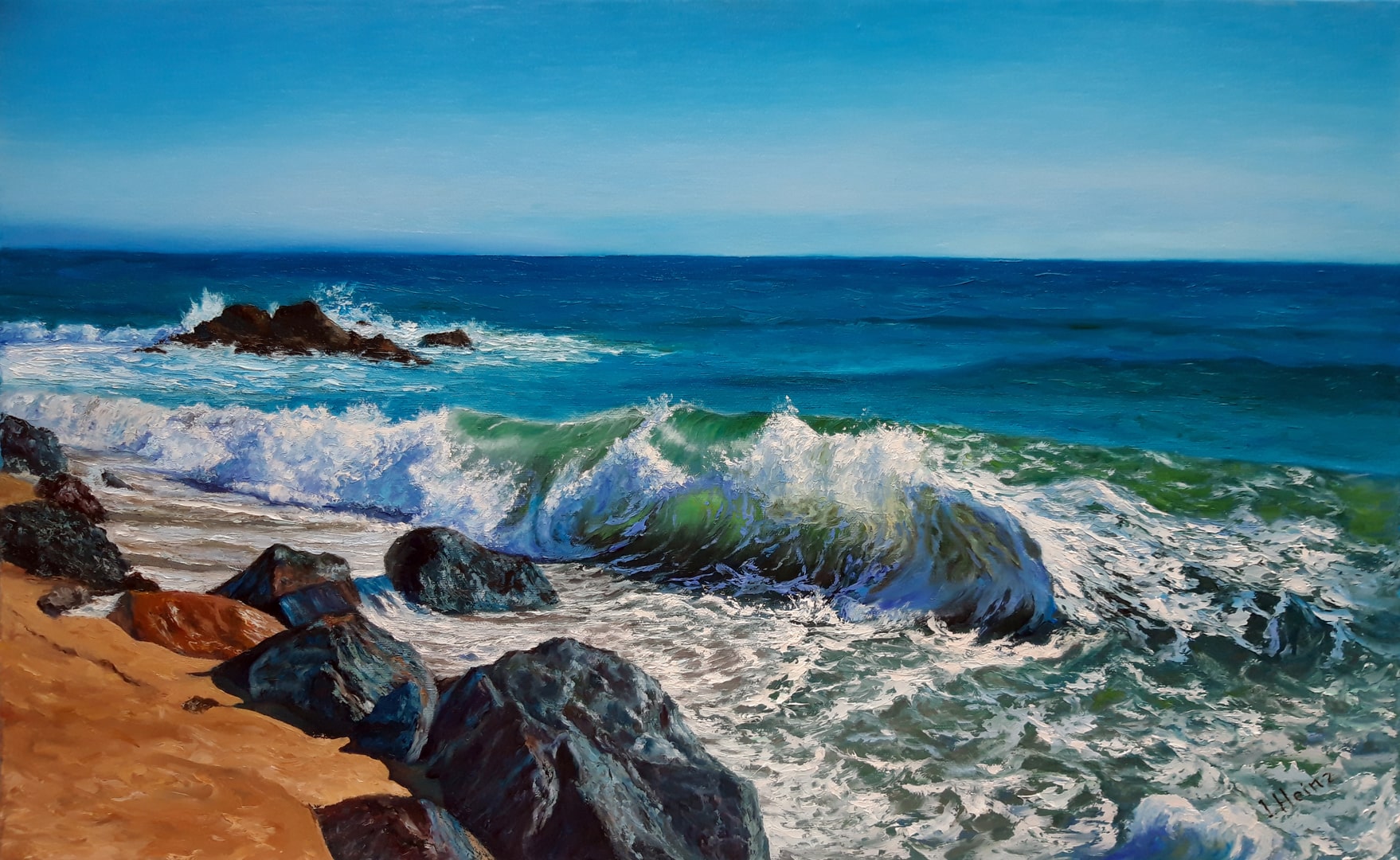 Santa Susanna beach – Irena Heinz Art